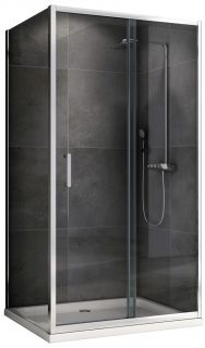 Душевой уголок ABBER Schwarzer Diamant AG301205-S705 120x70см хром